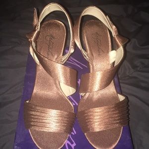 Metaphor golden brown heels